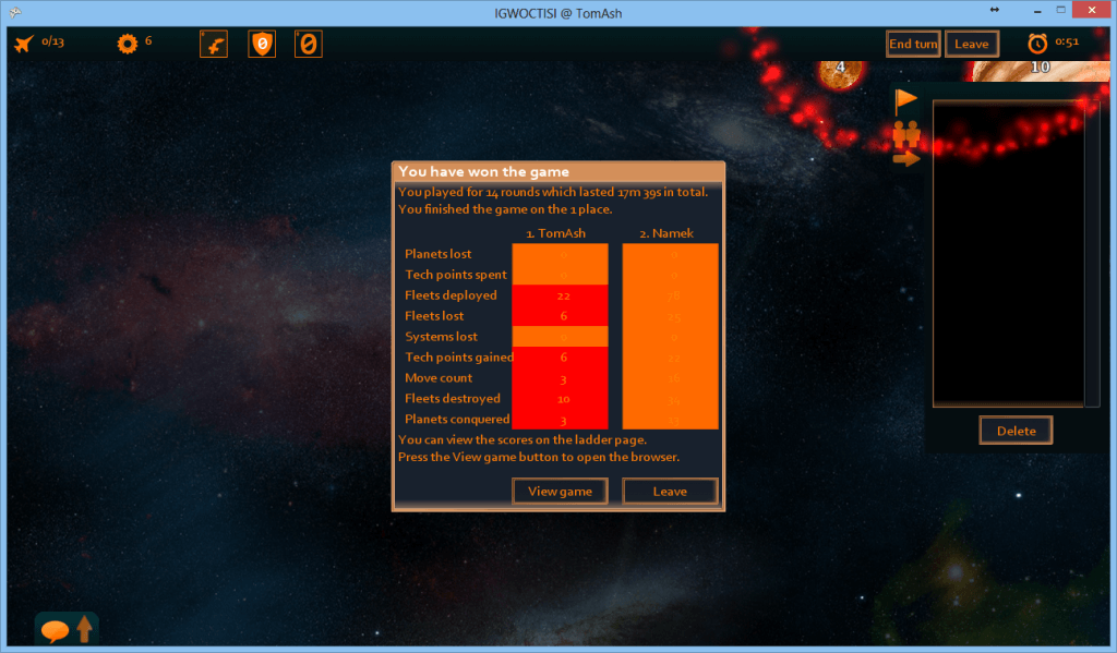 game statistics